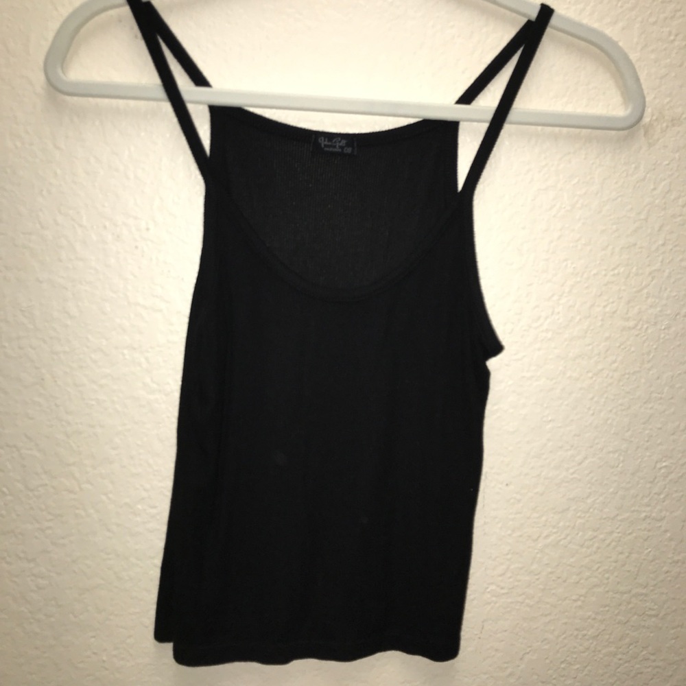 Black tank top